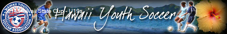 2014 US Youth Soccer HAWAII State Cup - U19s banner